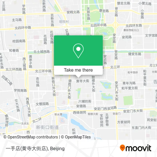 一手店(黄寺大街店) map