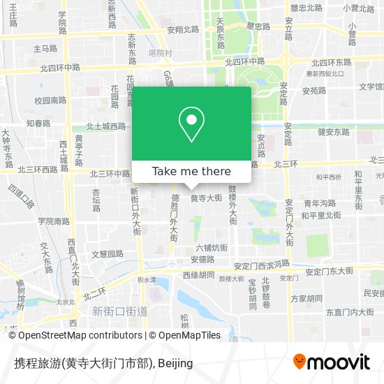 携程旅游(黄寺大街门市部) map