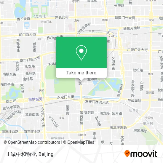 正诚中和物业 map