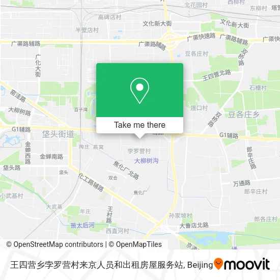 王四营乡孛罗营村来京人员和出租房屋服务站 map