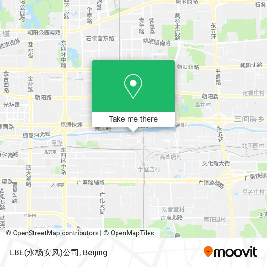 LBE(永杨安风)公司 map