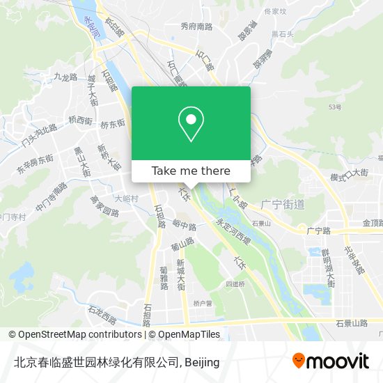 北京春临盛世园林绿化有限公司 map