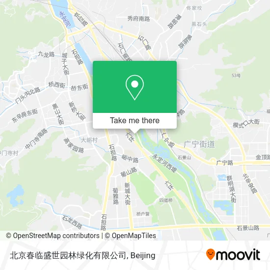 北京春临盛世园林绿化有限公司 map