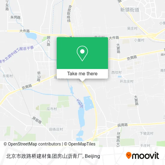 北京市政路桥建材集团房山沥青厂 map