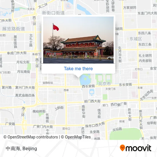 中南海 map