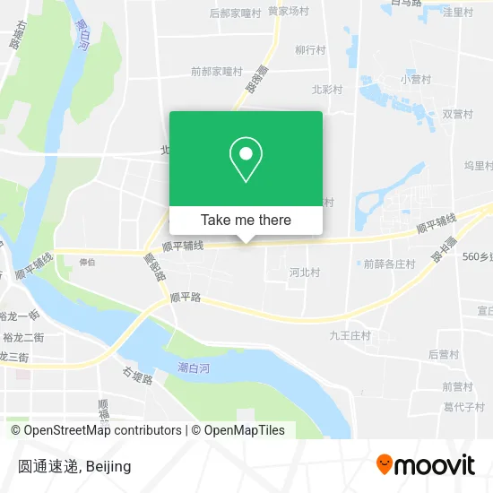 圆通速递 map