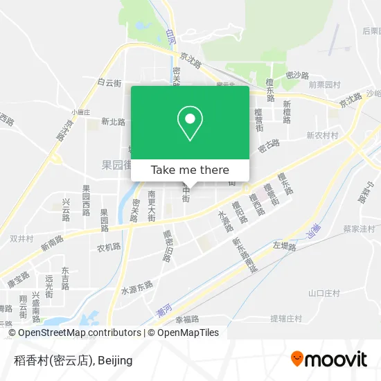 稻香村(密云店) map