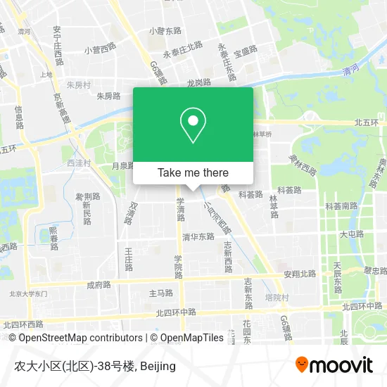 农大小区(北区)-38号楼 map