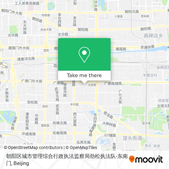 朝阳区城市管理综合行政执法监察局劲松执法队-东南门 map