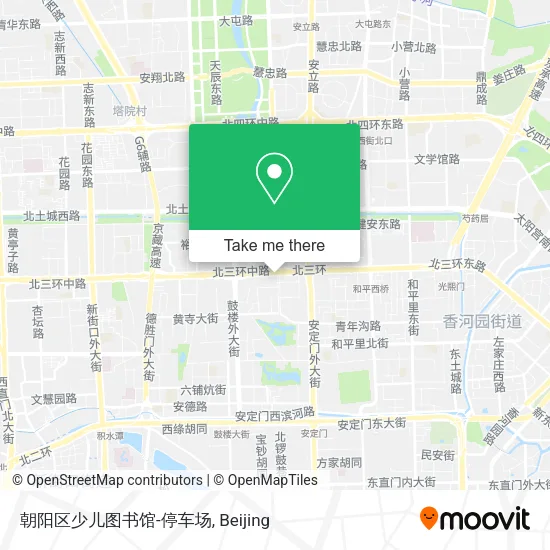 朝阳区少儿图书馆-停车场 map
