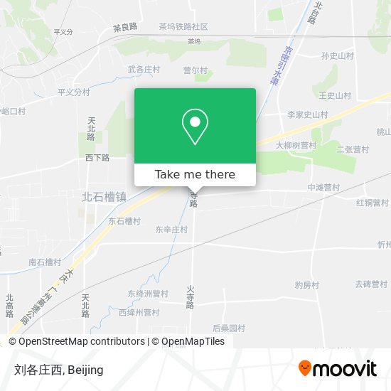 刘各庄西 map