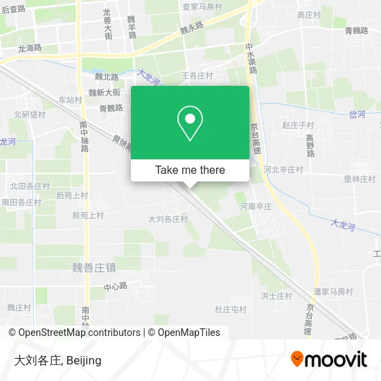 大刘各庄 map
