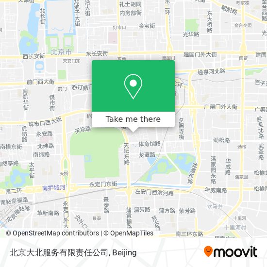 北京大北服务有限责任公司 map