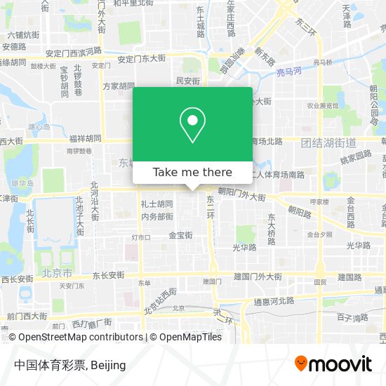 中国体育彩票 map