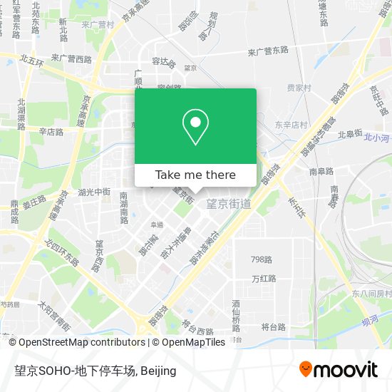 望京SOHO-地下停车场 map