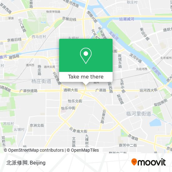 北派修脚 map
