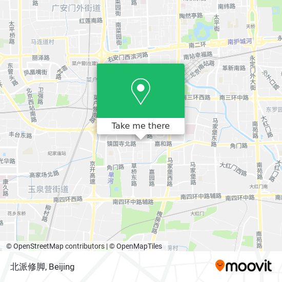 北派修脚 map