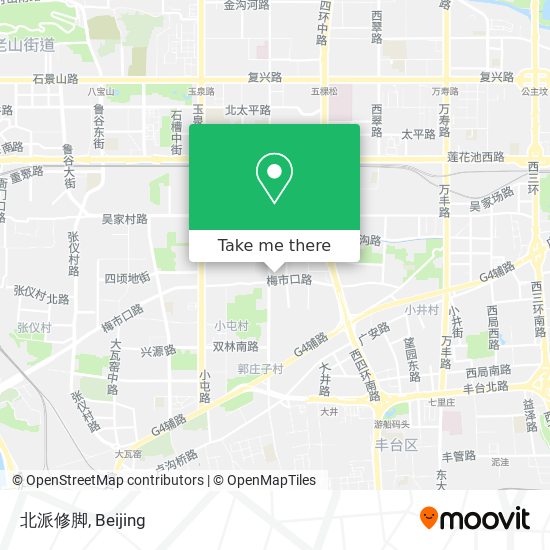 北派修脚 map