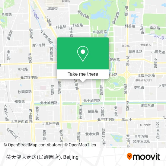 笑天健大药房(民族园店) map