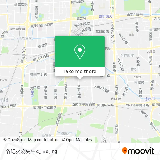 谷记火烧夹牛肉 map