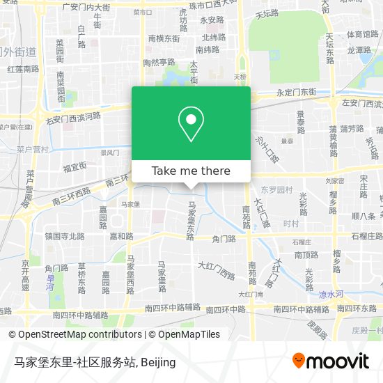 马家堡东里-社区服务站 map