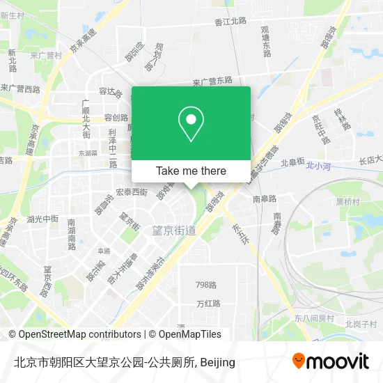 北京市朝阳区大望京公园-公共厕所 map