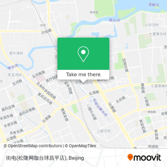 街电(松隆网咖台球昌平店) map