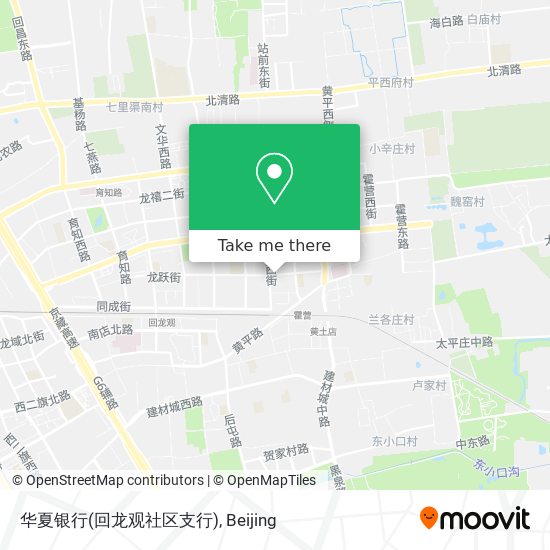 华夏银行(回龙观社区支行) map
