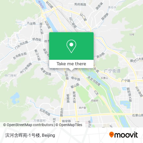 滨河含晖苑-1号楼 map
