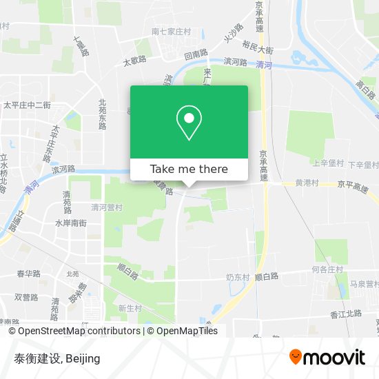 How To Get To 泰衡建设in 孙河地区by Bus Or Metro