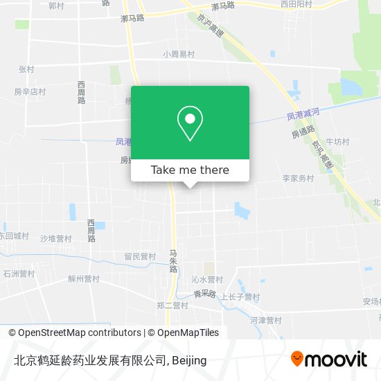 北京鹤延龄药业发展有限公司 map