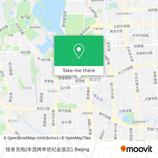 怪兽充电(丰茂烤串世纪金源店) map