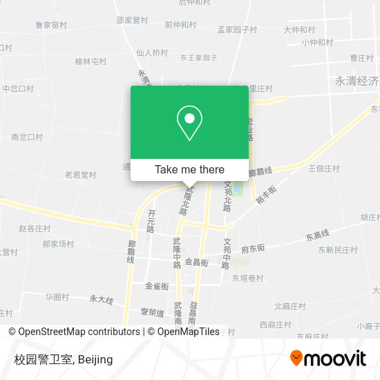 校园警卫室 map