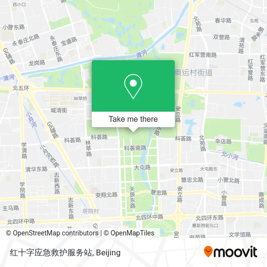 红十字应急救护服务站 map