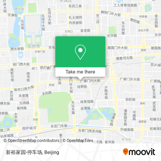 新裕家园-停车场 map