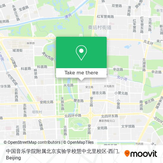 中国音乐学院附属北京实验学校慧中北里校区-西门 map