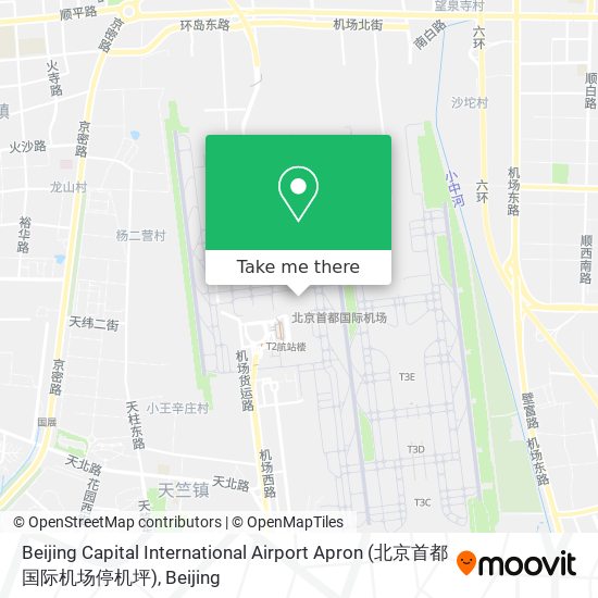 Beijing Capital International Airport Apron (北京首都国际机场停机坪) map