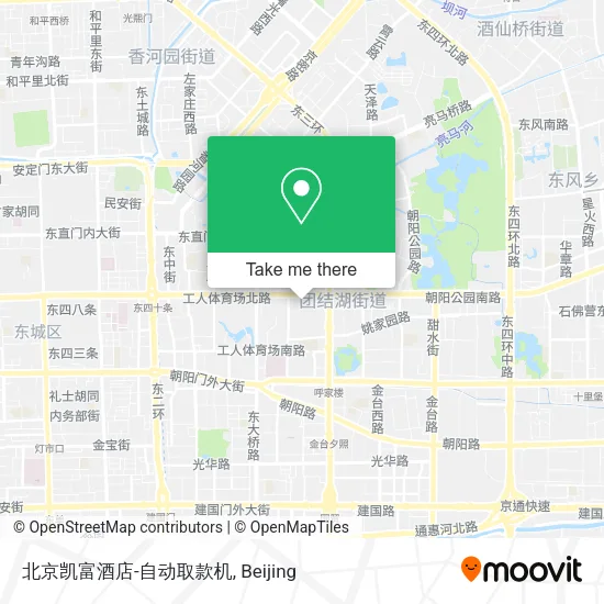 北京凯富酒店-自动取款机 map
