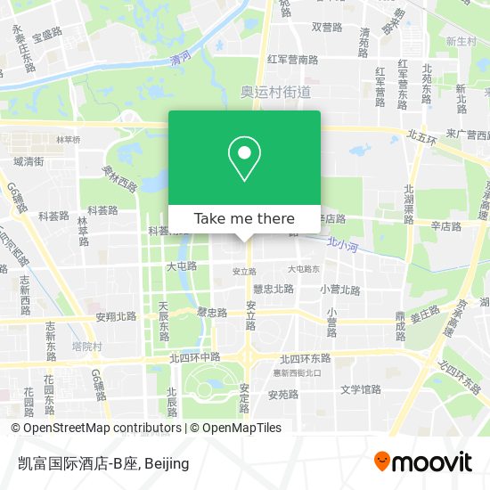 凯富国际酒店-B座 map