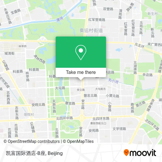 凯富国际酒店-B座 map