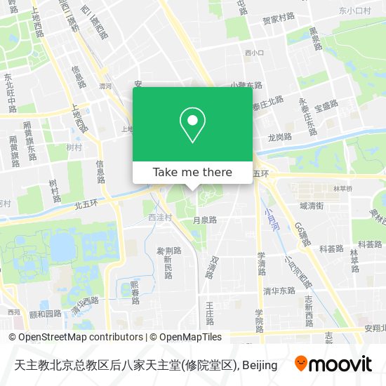 天主教北京总教区后八家天主堂(修院堂区) map