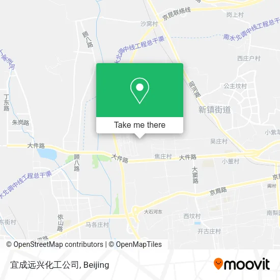 宜成远兴化工公司 map