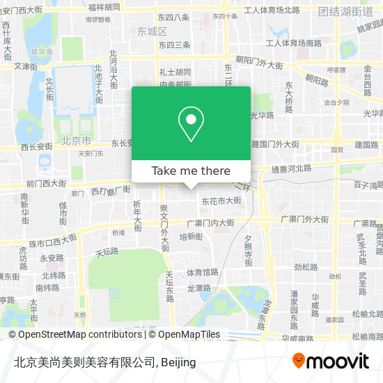 北京美尚美则美容有限公司 map