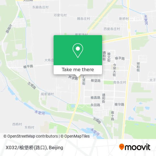 X032/榆垡桥(路口) map