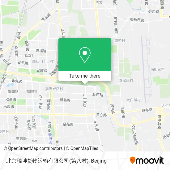 北京瑞坤货物运输有限公司(第八村) map
