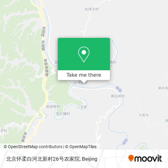 北京怀柔白河北新村26号农家院 map