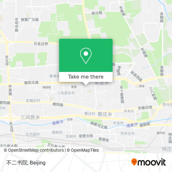 不二书院 map