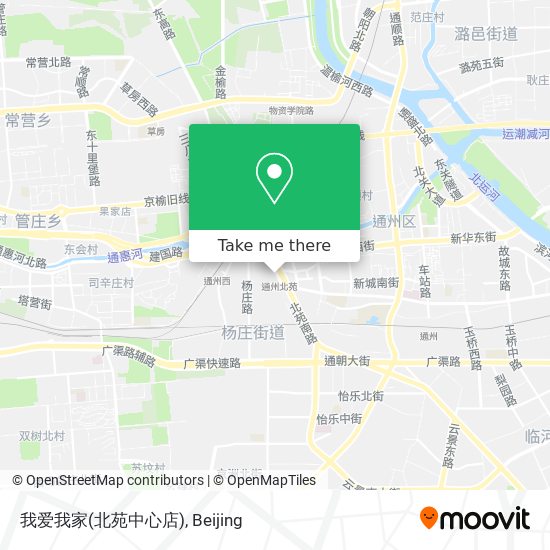 我爱我家(北苑中心店) map