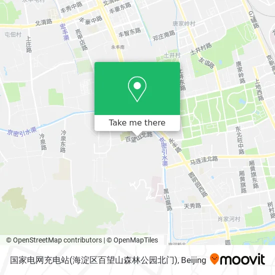 国家电网充电站(海淀区百望山森林公园北门) map