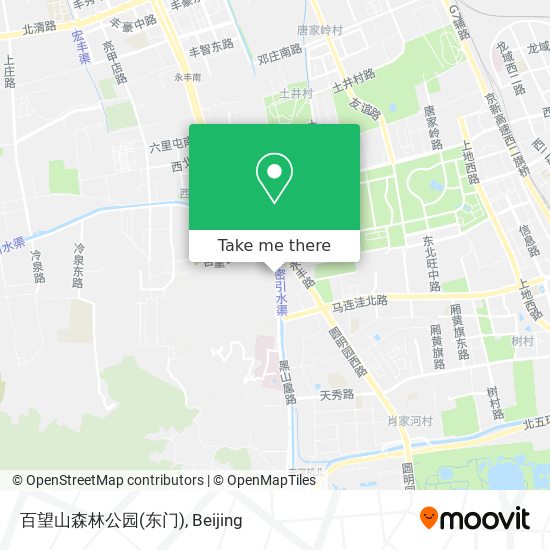 百望山森林公园(东门) map